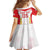 Custom Japan Rugby 2024 Family Matching Off The Shoulder Long Sleeve Dress and Hawaiian Shirt Go Cherry Blossoms LT05 - Wonder Print Shop