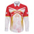 Custom Japan Rugby 2024 Family Matching Off The Shoulder Long Sleeve Dress and Hawaiian Shirt Go Cherry Blossoms LT05 - Wonder Print Shop