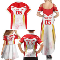 Custom Japan Rugby 2024 Family Matching Summer Maxi Dress and Hawaiian Shirt Go Cherry Blossoms LT05 - Wonder Print Shop