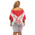 Custom Japan Rugby 2024 Off Shoulder Short Dress Go Cherry Blossoms LT05 - Wonder Print Shop