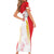 Custom Japan Rugby 2024 Short Sleeve Bodycon Dress Go Cherry Blossoms LT05 - Wonder Print Shop