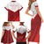 Custom Canada Rugby 2024 Family Matching Short Sleeve Bodycon Dress and Hawaiian Shirt Go Canada Simple Style LT05 - Wonder Print Shop