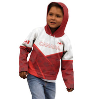 Custom Canada Rugby 2024 Kid Hoodie Go Canada Simple Style LT05 - Wonder Print Shop