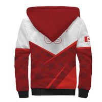Custom Canada Rugby 2024 Sherpa Hoodie Go Canada Simple Style LT05 - Wonder Print Shop