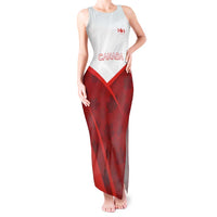 Custom Canada Rugby 2024 Tank Maxi Dress Go Canada Simple Style LT05 - Wonder Print Shop