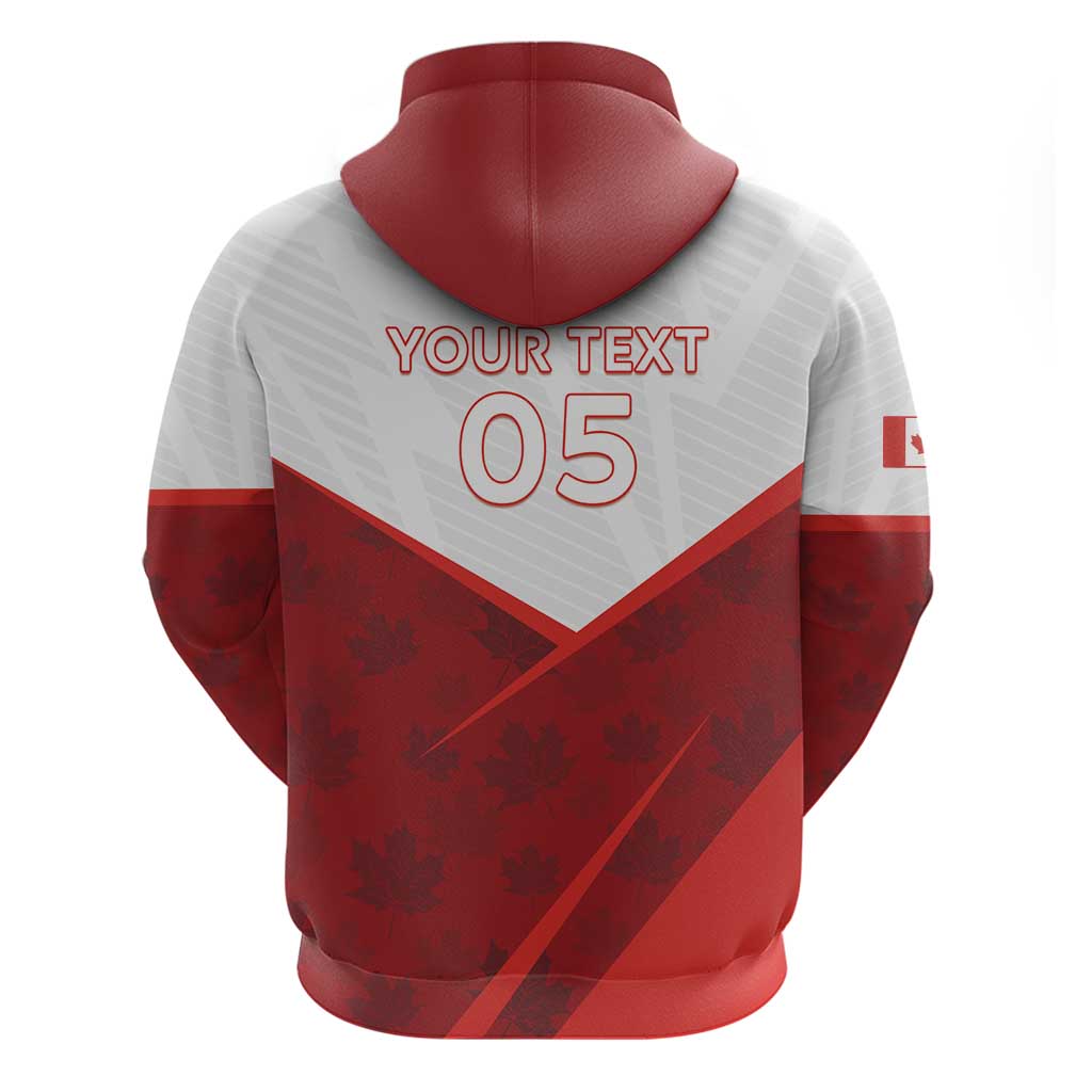 Custom Canada Rugby 2024 Zip Hoodie Go Canada Simple Style LT05 - Wonder Print Shop
