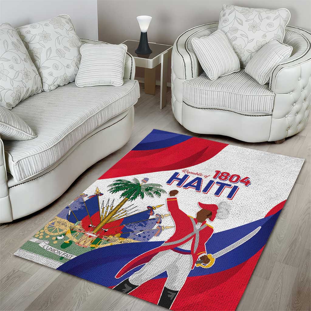 Haiti 221st Anniversary Independence Day Area Rug LT05 - Wonder Print Shop