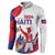 Personalised Haiti 221st Anniversary Independence Day Button Sweatshirt LT05 - Wonder Print Shop