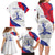Personalised Haiti 221st Anniversary Independence Day Family Matching Long Sleeve Bodycon Dress and Hawaiian Shirt LT05 - Wonder Print Shop