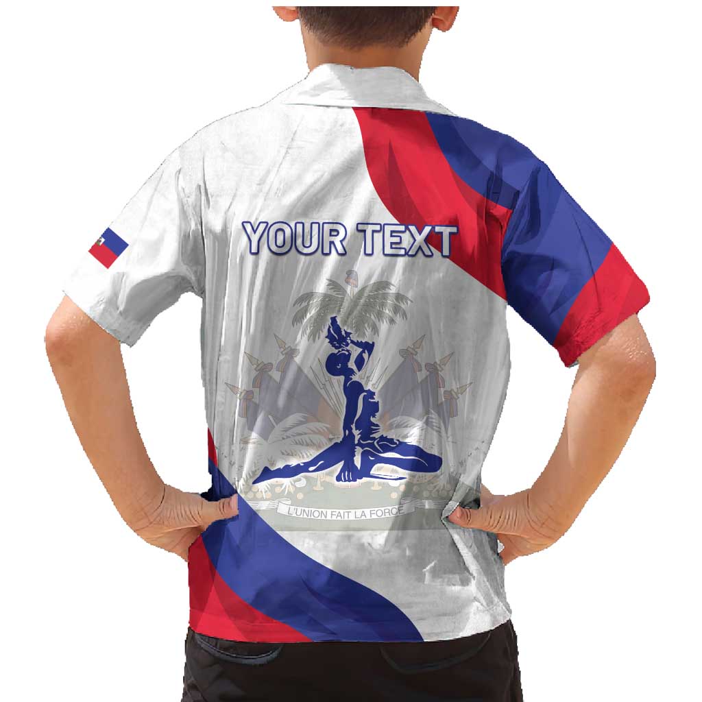 Personalised Haiti 221st Anniversary Independence Day Family Matching Mermaid Dress and Hawaiian Shirt LT05 - Wonder Print Shop