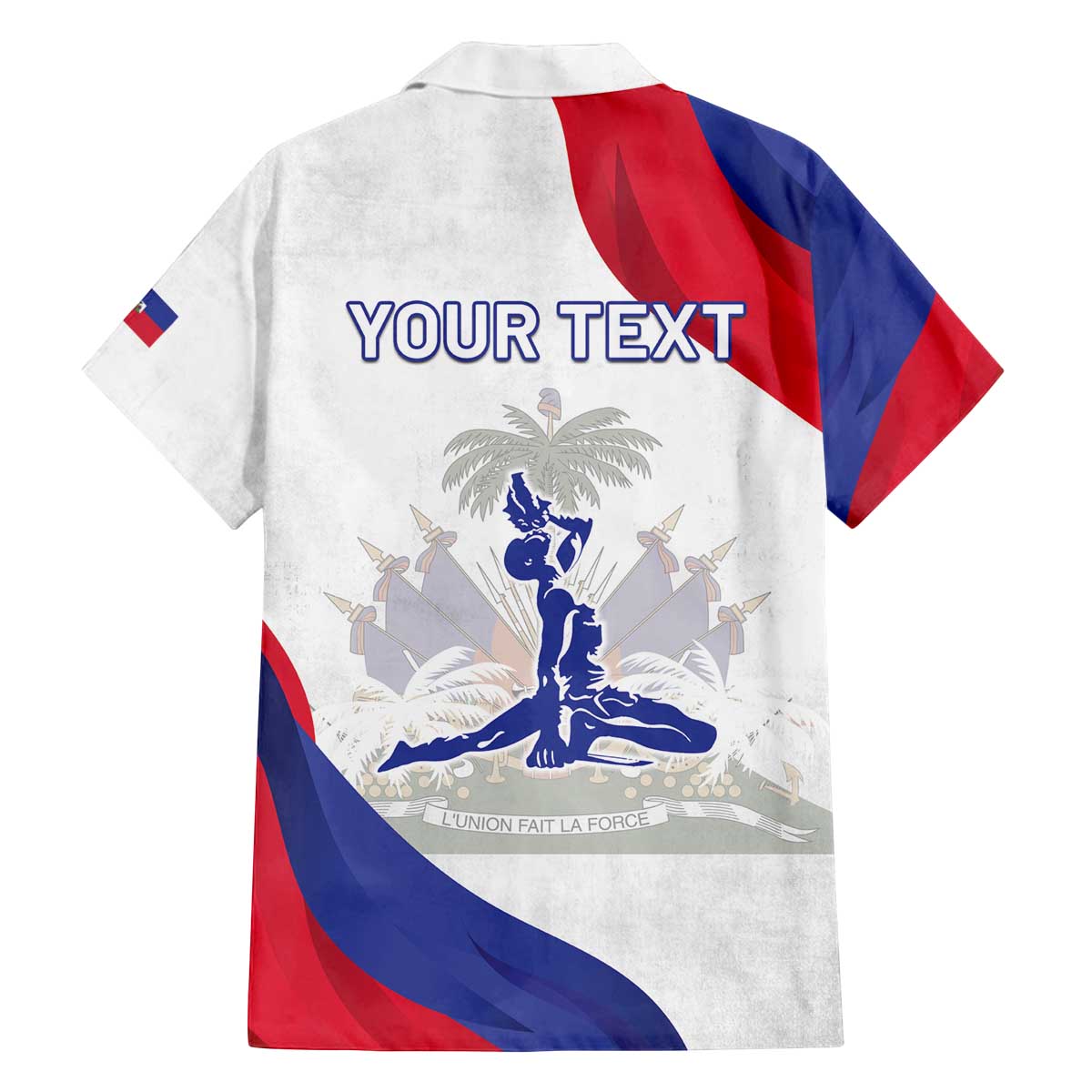 Personalised Haiti 221st Anniversary Independence Day Family Matching Off The Shoulder Long Sleeve Dress and Hawaiian Shirt LT05 - Wonder Print Shop