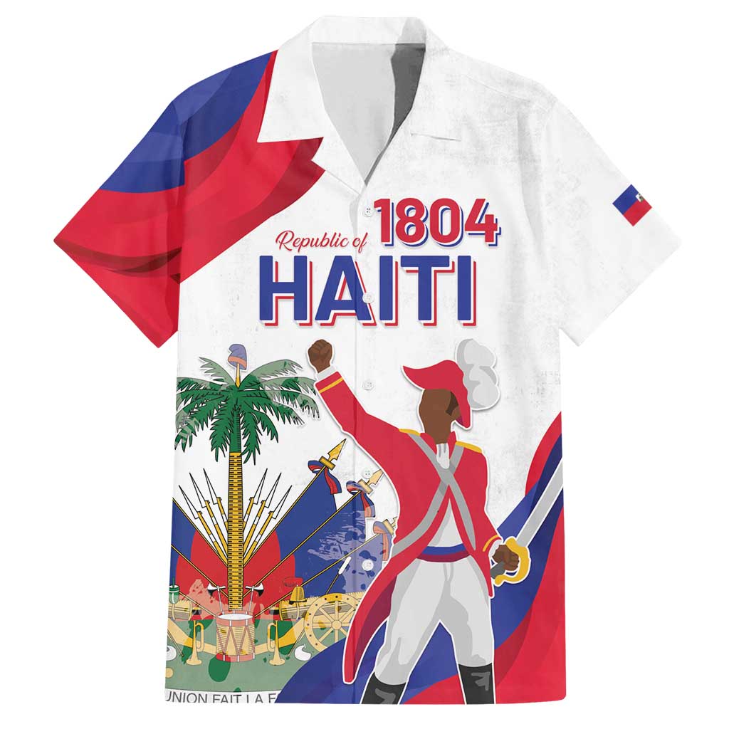 Personalised Haiti 221st Anniversary Independence Day Family Matching Puletasi and Hawaiian Shirt LT05 - Wonder Print Shop
