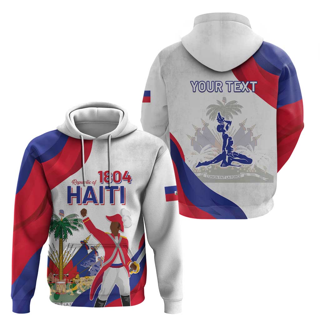 Personalised Haiti 221st Anniversary Independence Day Hoodie LT05 - Wonder Print Shop