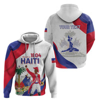 Personalised Haiti 221st Anniversary Independence Day Hoodie LT05 - Wonder Print Shop