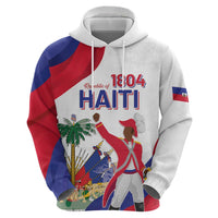 Personalised Haiti 221st Anniversary Independence Day Hoodie LT05 - Wonder Print Shop