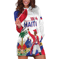 Personalised Haiti 221st Anniversary Independence Day Hoodie Dress LT05 - Wonder Print Shop