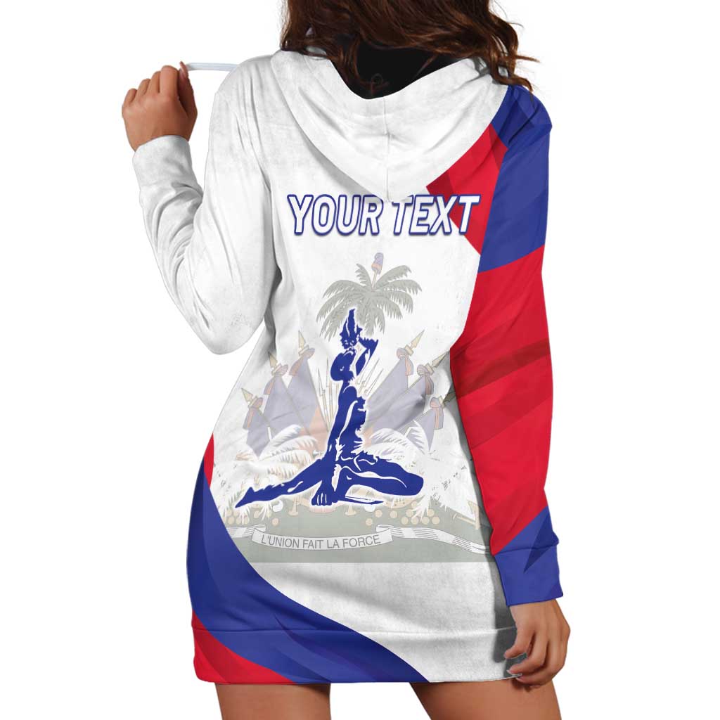 Personalised Haiti 221st Anniversary Independence Day Hoodie Dress LT05 - Wonder Print Shop