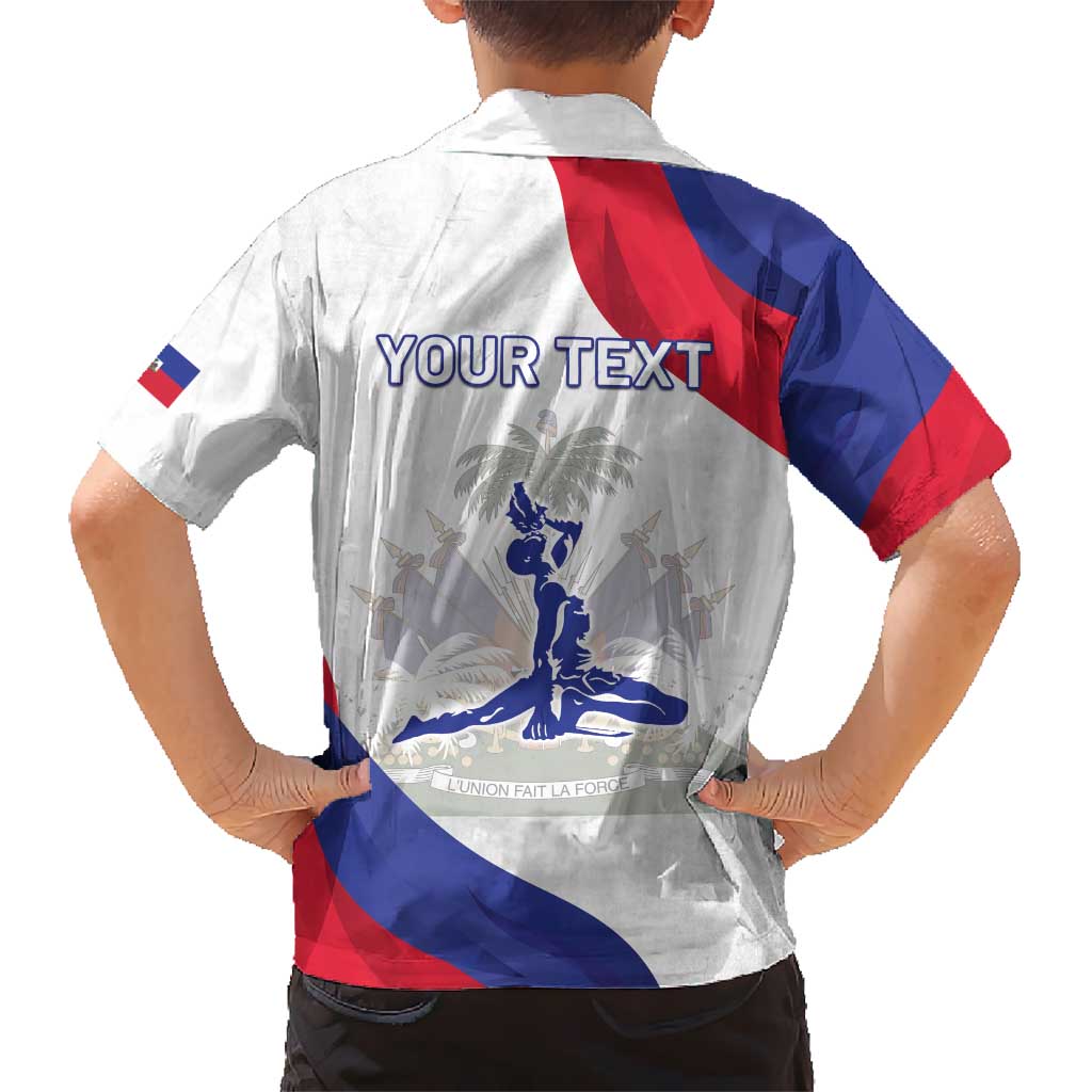 Personalised Haiti 221st Anniversary Independence Day Kid Hawaiian Shirt LT05 - Wonder Print Shop