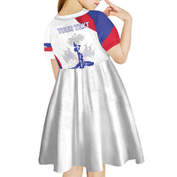 Personalised Haiti 221st Anniversary Independence Day Kid Short Sleeve Dress LT05 - Wonder Print Shop