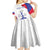 Personalised Haiti 221st Anniversary Independence Day Kid Short Sleeve Dress LT05 - Wonder Print Shop