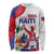Personalised Haiti 221st Anniversary Independence Day Long Sleeve Shirt LT05 - Wonder Print Shop