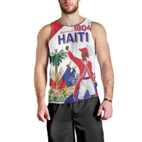 Personalised Haiti 221st Anniversary Independence Day Men Tank Top LT05 - Wonder Print Shop