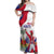 Personalised Haiti 221st Anniversary Independence Day Off Shoulder Maxi Dress LT05 - Wonder Print Shop