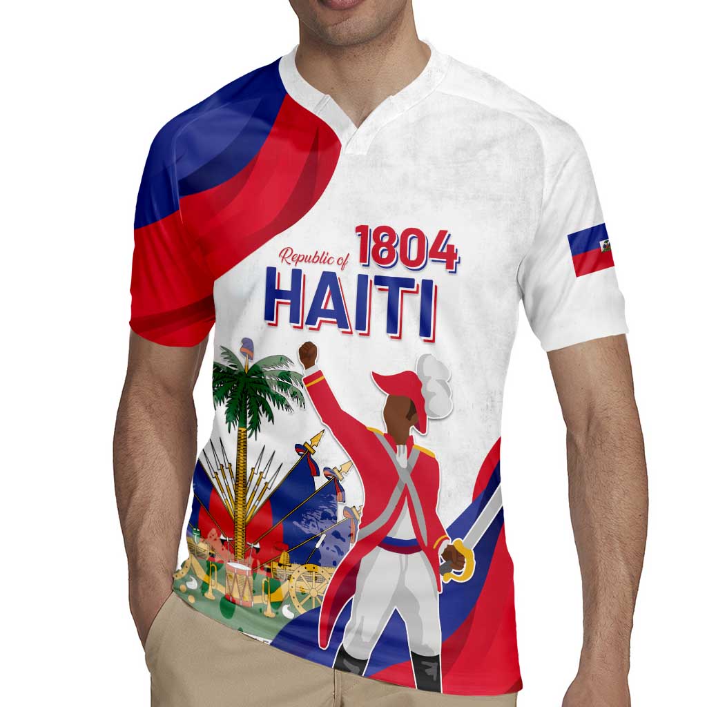 Personalised Haiti 221st Anniversary Independence Day Rugby Jersey LT05 - Wonder Print Shop