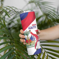 Personalised Haiti 221st Anniversary Independence Day Skinny Tumbler LT05 - Wonder Print Shop