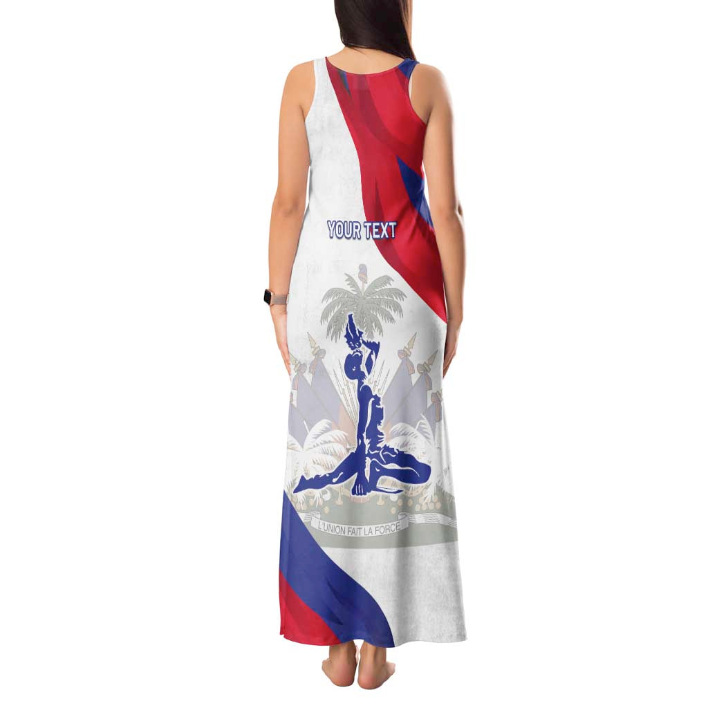 Personalised Haiti 221st Anniversary Independence Day Tank Maxi Dress LT05 - Wonder Print Shop
