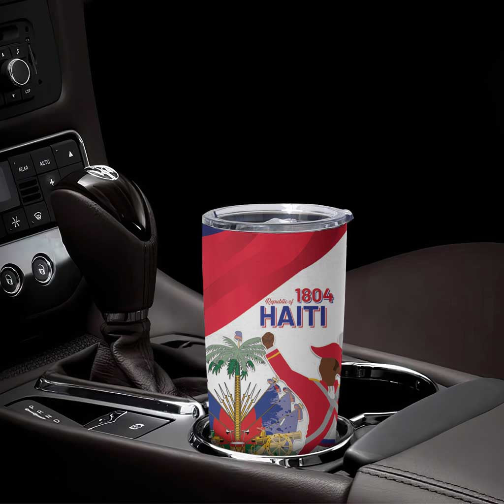 Personalised Haiti 221st Anniversary Independence Day Tumbler Cup LT05 - Wonder Print Shop