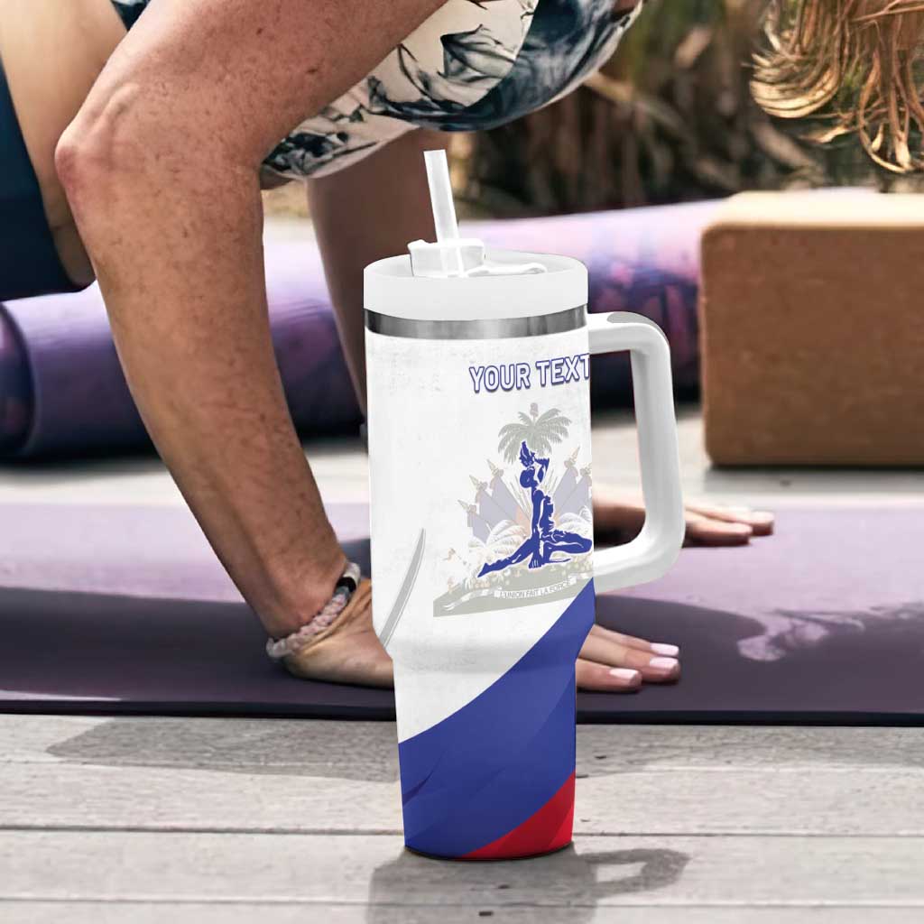 Personalised Haiti 221st Anniversary Independence Day Tumbler With Handle LT05 - Wonder Print Shop