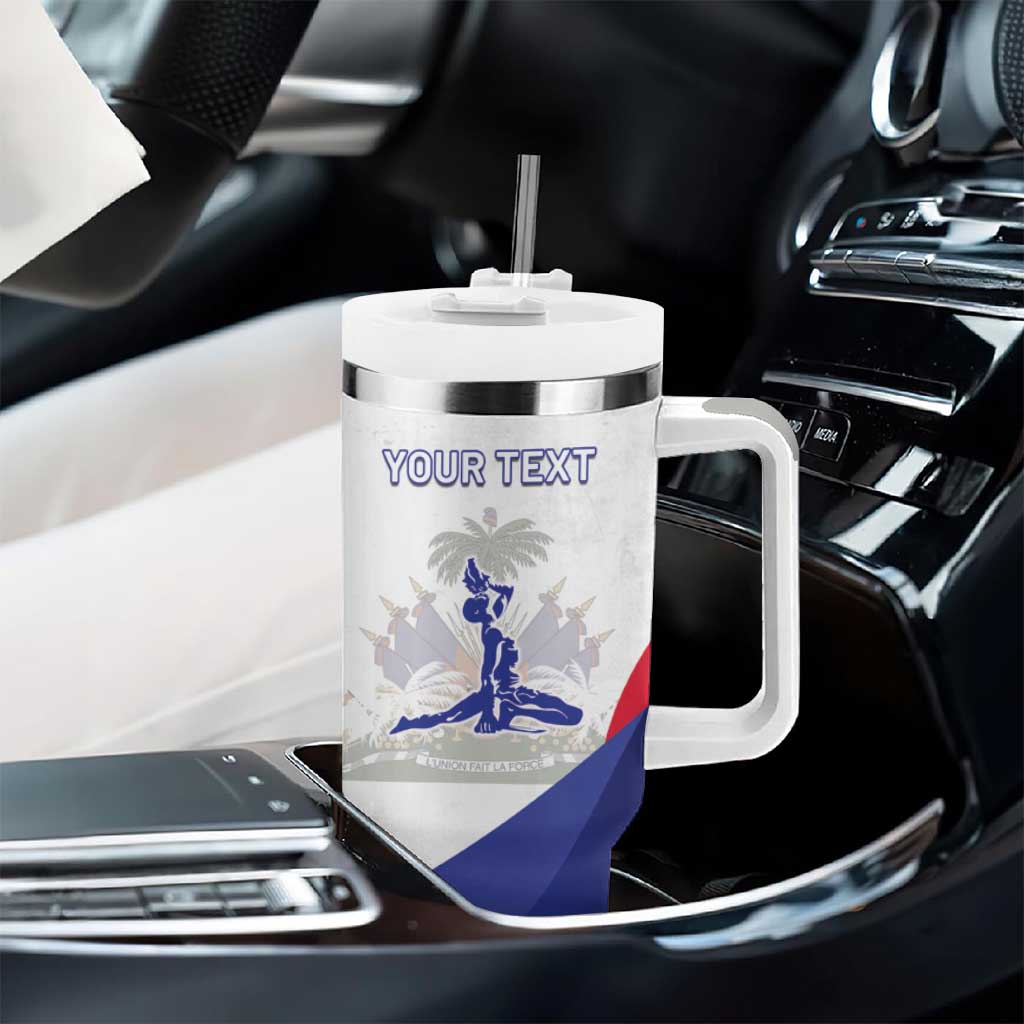 Personalised Haiti 221st Anniversary Independence Day Tumbler With Handle LT05 - Wonder Print Shop