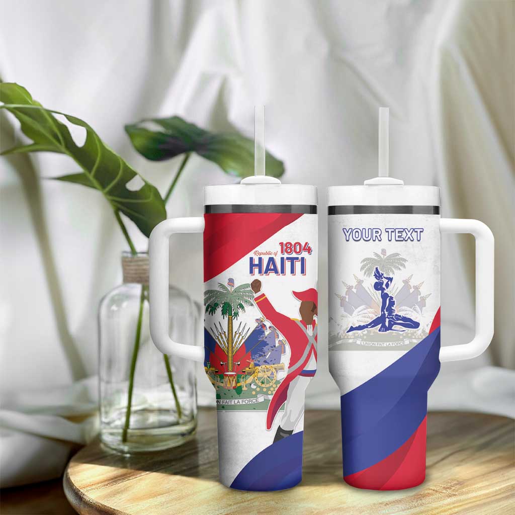 Personalised Haiti 221st Anniversary Independence Day Tumbler With Handle LT05 - Wonder Print Shop