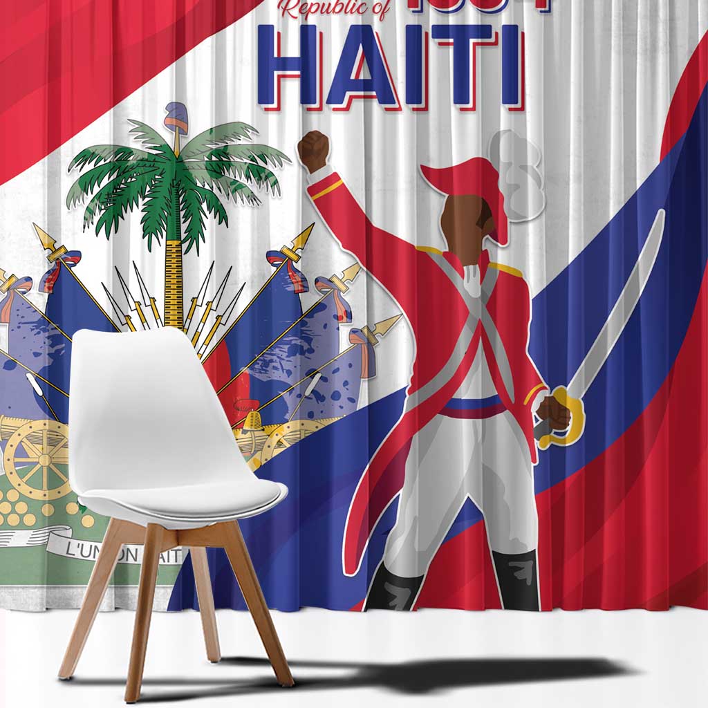 Haiti 221st Anniversary Independence Day Window Curtain LT05 - Wonder Print Shop