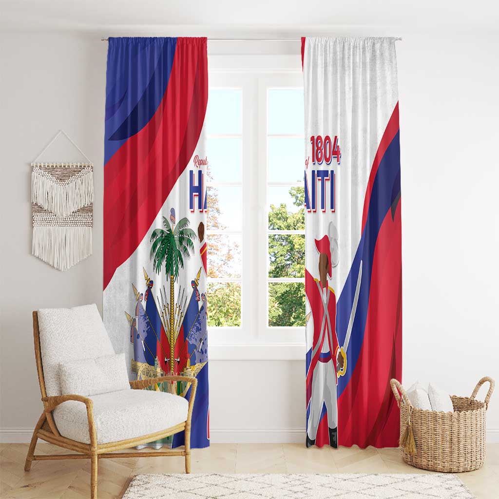 Haiti 221st Anniversary Independence Day Window Curtain LT05 - Wonder Print Shop