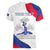 Personalised Haiti 221st Anniversary Independence Day Women V-Neck T-Shirt LT05 - Wonder Print Shop