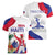 Personalised Haiti 221st Anniversary Independence Day Women V-Neck T-Shirt LT05 - Wonder Print Shop