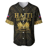 Haiti 1804 Baseball Jersey Polynesian Gold Neg Maron LT05 - Wonder Print Shop