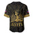 Haiti 1804 Baseball Jersey Polynesian Gold Neg Maron LT05 - Wonder Print Shop