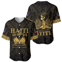Haiti 1804 Baseball Jersey Polynesian Gold Neg Maron LT05 - Wonder Print Shop
