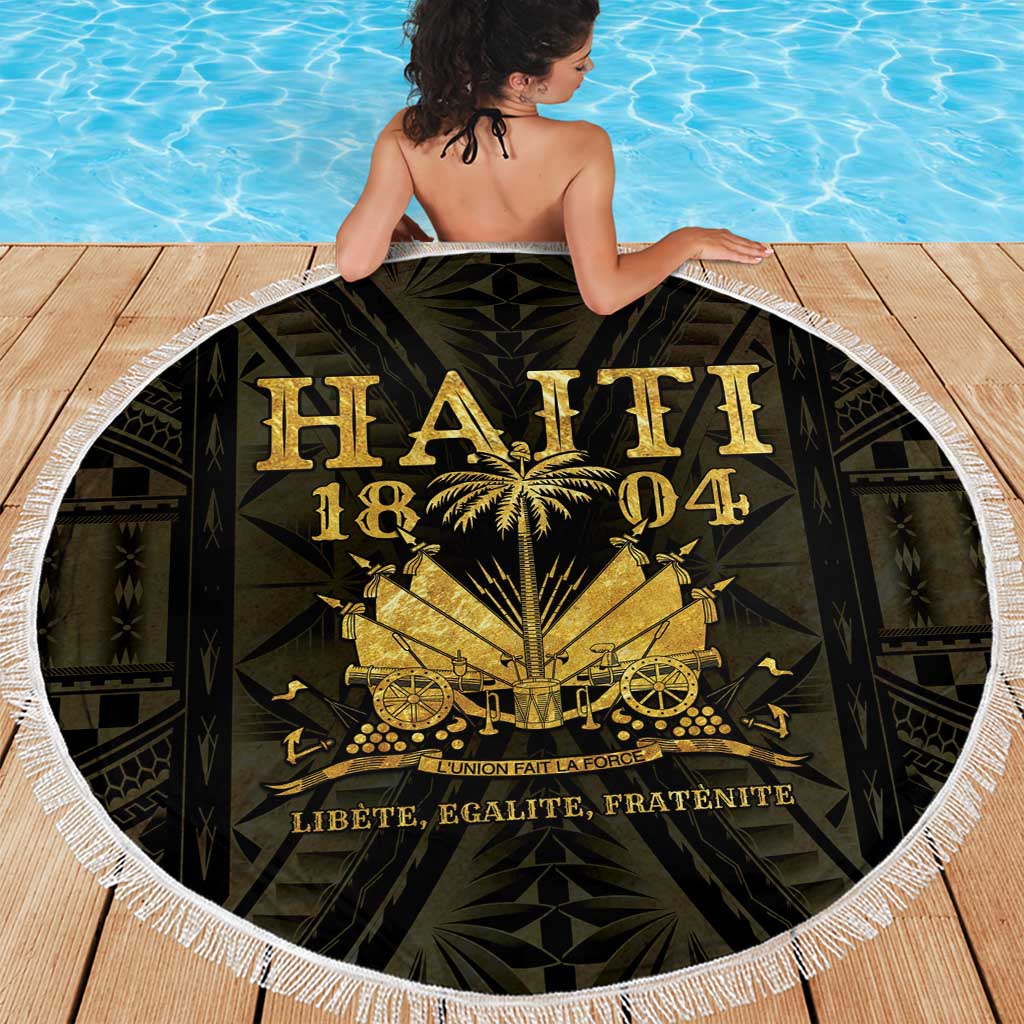 Haiti 1804 Beach Blanket Polynesian Gold Neg Maron LT05 - Wonder Print Shop