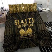 Haiti 1804 Bedding Set Polynesian Gold Neg Maron LT05 - Wonder Print Shop