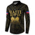 Haiti 1804 Button Sweatshirt Polynesian Gold Neg Maron LT05 - Wonder Print Shop