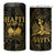 Haiti 1804 4 in 1 Can Cooler Tumbler Polynesian Gold Neg Maron LT05 - Wonder Print Shop