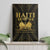 Haiti 1804 Canvas Wall Art Polynesian Gold Neg Maron LT05 - Wonder Print Shop