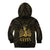 Haiti 1804 Kid Hoodie Polynesian Gold Neg Maron LT05 - Wonder Print Shop