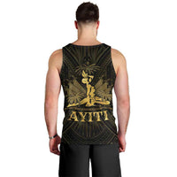 Haiti 1804 Men Tank Top Polynesian Gold Neg Maron LT05 - Wonder Print Shop