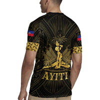 Haiti 1804 Rugby Jersey Polynesian Gold Neg Maron LT05 - Wonder Print Shop