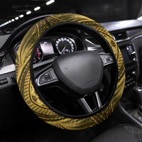 Haiti 1804 Steering Wheel Cover Polynesian Gold Neg Maron LT05 - Wonder Print Shop